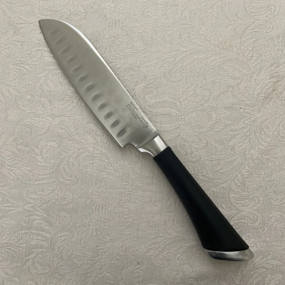 Norpro Kleve Santoku Knife X50 CrMoV 15 Blade HRC 55 5